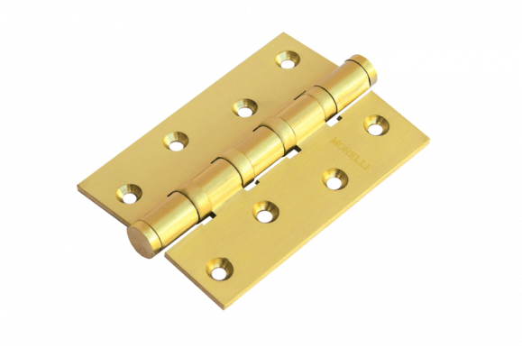 Петля Morelli латунная универсальная MBU 100X70X3-4BB SG (Матовое золото)