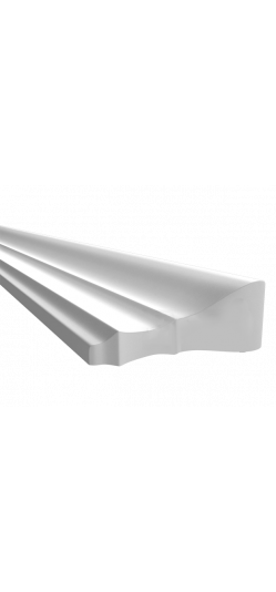 Капитель (Корона) Classic Luxe Polar 1200x80x(7×35) мм (1 сторона)