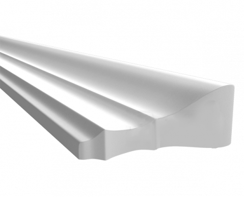 Капитель (Корона) Classic Luxe Polar 600(700,800,900)x80x(7×35) мм (1 сторона)