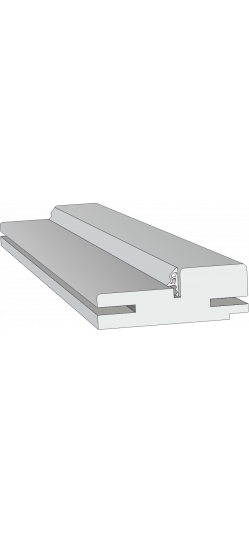 Коробка телескопическая с уплотнителем Polar 80x32x2100 мм