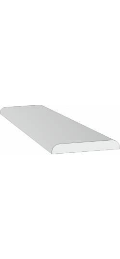 Притворная планка Graphite 30x10x2100 мм