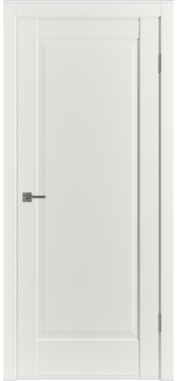 Межкомнатная дверь Emalex ER-1 ДГ (Midwhite)