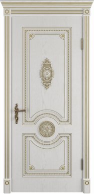Межкомнатная дверь Грета ДГ (Bianco Classic PG)