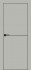 Межкомнатная дверь Urban 1 (Taupe, Black Edge)