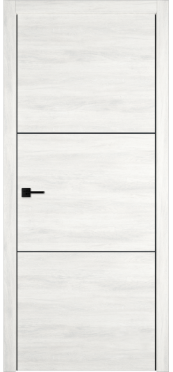Межкомнатная дверь Urban 2 (Nord Vellum, Black Mould)