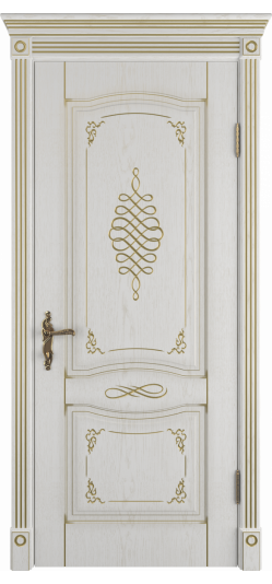 Межкомнатная дверь Веста ДГ (Bianco Classic PG)